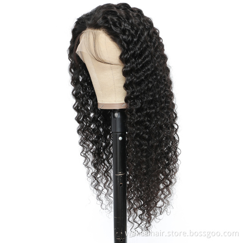 Deep Wave Lace Front Wig 13x4 13x6 360 Lace Frontal Wig 100% Human Hair Virgin Brazilian Human Hair Full Lace Wig